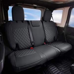 Fundas de Asiento de Cuero para Coche para <span class=keywords><strong>Jeep</strong></span> Wrangler JL & Unlimited 2018-2024, Accesorios de Protección - Product Image 5