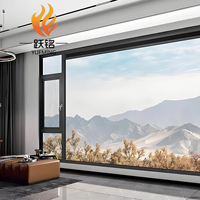 Fenêtre à battant fixe en aluminium à rupture de pont thermique, résistante aux ouragans, avec joint EPDM, double vitrage insonorisé, certifiée Energy Star