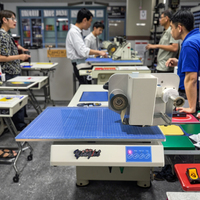 Presse à chaud électrique automatique Yinghe 220V, machine à estamper à chaud en aluminium pour feuille d'or et d'argent
