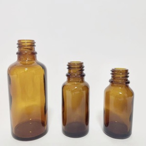 Botella de Vidrio con Atomizador para <span class=keywords><strong>Perfume</strong></span> y Aceites Esenciales, Color Ámbar, de 10ml a 100ml - Product Image 1