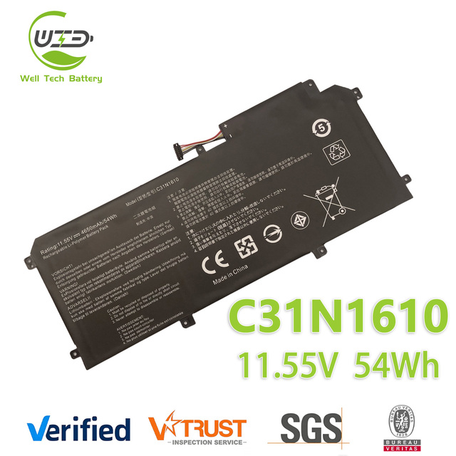 Factory Wholesale Laptop Battery C31N1610 for ASUS ZenBook U3000C U3000CA UX330C UX330CA UX330UA Ultrabook