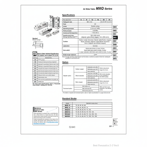 SMC Pneumatics Air Slide Table (Tabla de deslizamiento de aire) - Product Image 1