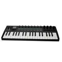 Piano numérique électronique MIDI portable M-Vave MK4 avec batterie, 37 touches, USB, contrôleur MIDI