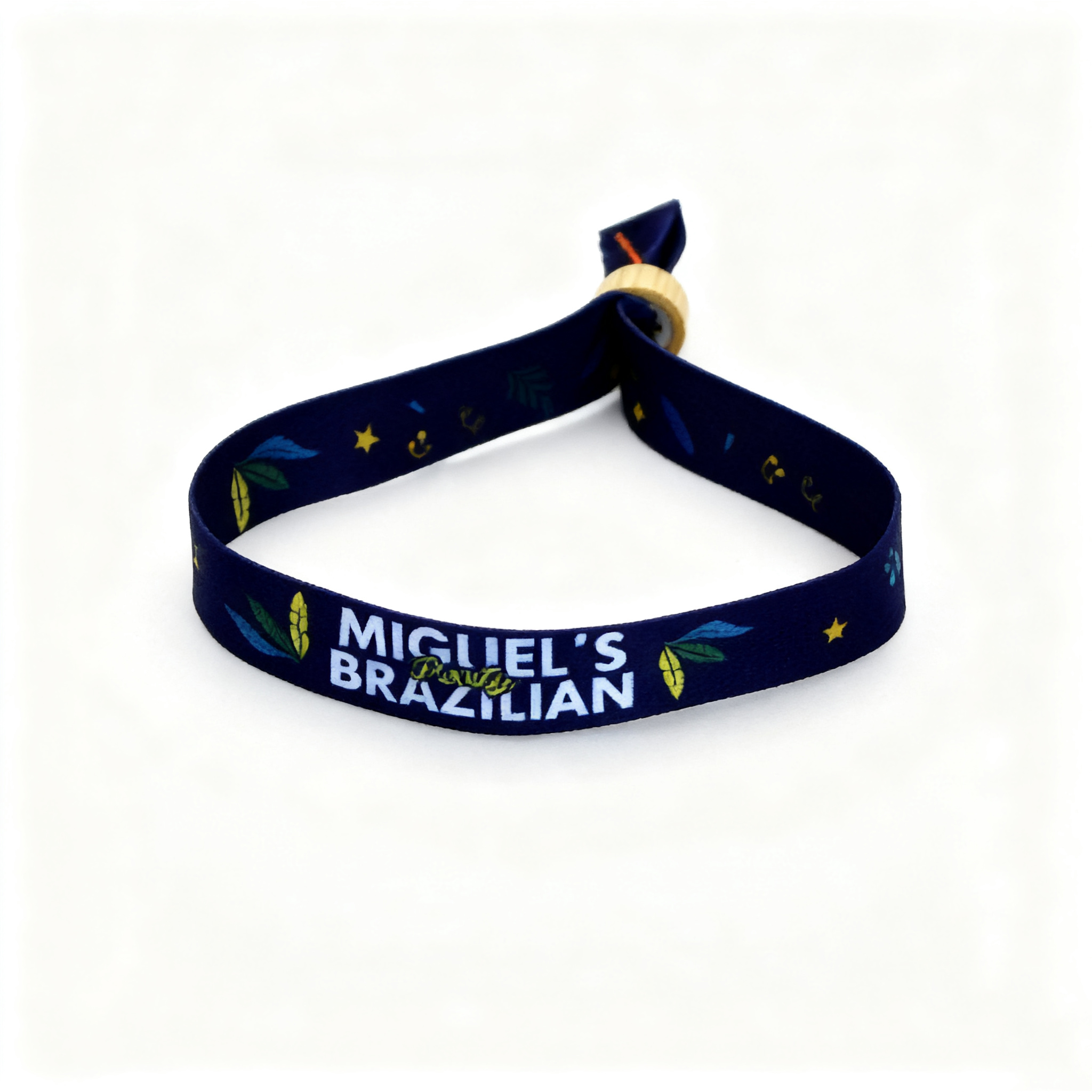 JXSSW1023 Promotion Eco-Friendly Sublimation Wristbands With Soft Skin-Friendly Bamboo Lock Logo For Baby Shower Parties