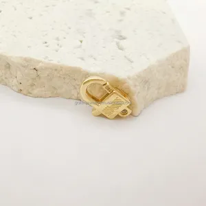 Nieuwe Aankomst Speciale Slotvorm Kreeft Gesp Goud 18K Sieraden Accessoire Groothandel