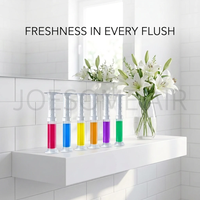 Gel nettoyant pour toilettes Joesome Air Flower Shape, écologique, 5%-15% d'ingrédients actifs, garde les toilettes propres, parfumées et désodorisantes