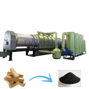 Machine de fabrication de charbon de noix pour chicha, four de carbonisation de sciure de bois et de biochar - Product Image 1