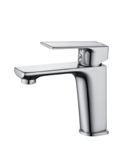 Bán Buôn Giá Rẻ Giá Chrome Lưu Vực Vòi Nước 2025 Mới Thiết Kế Phòng Tắm Bồn Rửa Mixer Tap Tối Giản Lỗ Duy Nhất Lưu Vực Vòi Nước - Product Image 1