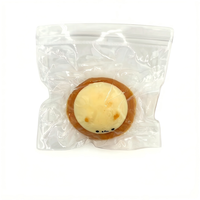 Jouet Squishy Kawaii Chien Châtain, Animal Réaliste en Forme de Noix, Conception Hybride, Matériau TPR, Jouet Élastique à Presser, Jouet Sensoriel Anti-Anxiété