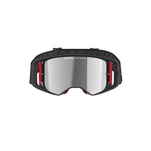 Lunettes de sport Alpinestars Supertech Corp, noires, rouges, miroir argenté, vision absolue - Product Image 2