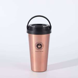 Vacuum-sealed Large Capacity Stainless Steel Portable Outdoor <b>Coffee</b> Mug with 6-12 Hours Thermal Insulation Leak-Proof Handgrip - Product Image 3