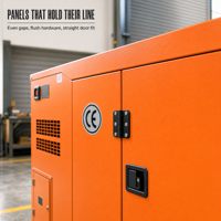 Groupe électrogène diesel silencieux 40kW 50kVA 80kW 100kVA Triphasé 400V 50/60Hz Démarrage automatique pour bâtiment commercial