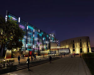 Illuminazione architettonica colorata della finestra della fabbrica costruzione personalizzata luci della parete del giardino illuminazione del paesaggio all'aperto di lusso - Product Image 4