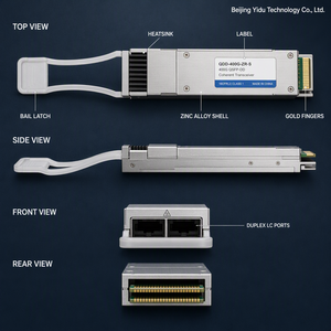 Transceiver <span class=keywords><strong>optique</strong></span> de transport MAN longue portée Ciscos QDD 400G ZR S QSFP DD LC SMF Coherent DCO C Band Tunable, garantie 1 an - Product Image 2