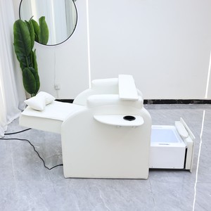 Sillón de Pedicura Rosa, Spa Eléctrico para Pies, Sillón Reclinable para Salón de Uñas, Respaldo Ajustable, Lámpara LED de 7 Colores - Product Image 5