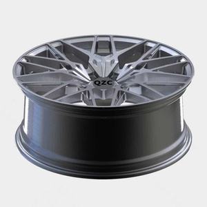 Lightweight Custom Forged <b>Wheels</b> with Silver Wire Drawing Technology Can Be Customized for Various Car Models and Sizes - Product Image 1