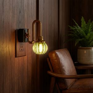Luz Nocturna LED LOHAS con Enchufe de Pared, 0-100LM, Regulable, Diseño de Tulipán <span class=keywords><strong>Verde</strong></span>, Sensor de Anochecer al Amanecer, 1W, Lámparas Vintage para Dormitorio, Baño, Pasillo - Product Image 1