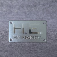Autocollants en aluminium gravés au laser Leyisisign MS-033 de haute qualité, imperméables, avec code-barres et code QR (1000 pièces), logo personnalisé