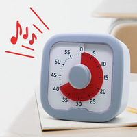 Timer putar mekanis Visual Timer Dial dapur PC
