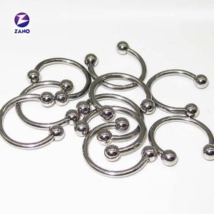 Anillo Circular de herradura para tabique nasal, aros de pezón de acero inoxidable, Labret, tabique nasal, ceja, Piercing para oreja, joyería para el cuerpo - Product Image 4