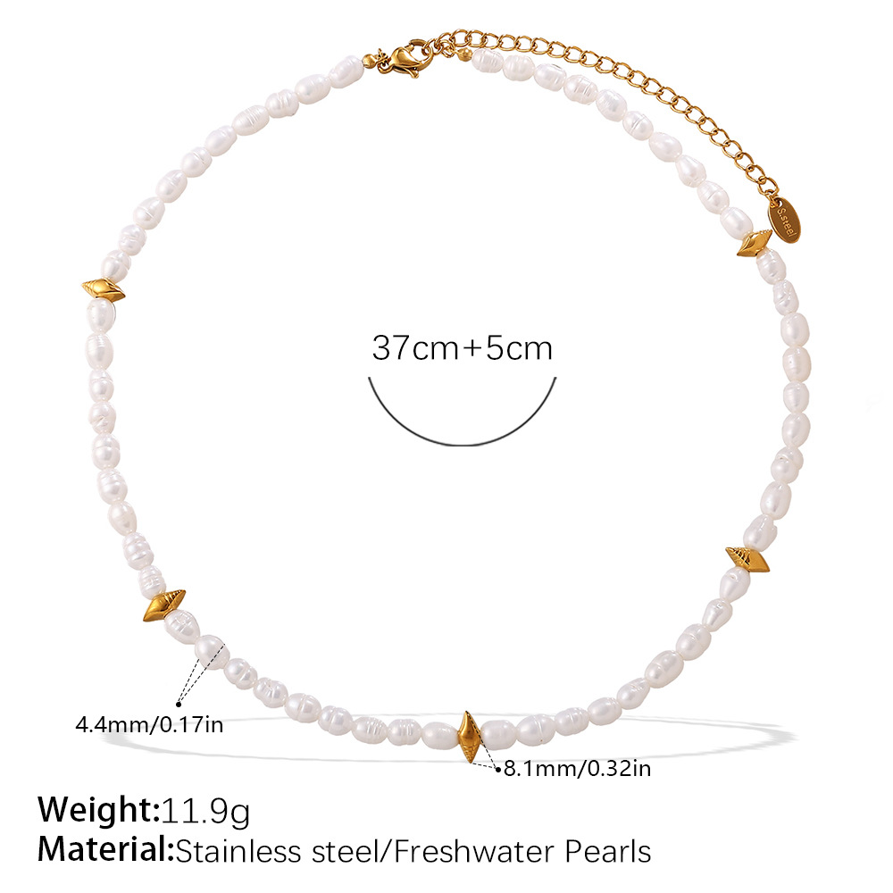 Collar de perlas de agua dulce XL827WEG