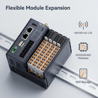 Gateway Industrial Programable con Módulo GPIO, 8DI/8DO/4-20mA, 4AI/2AO/RS232/RS485/CAN/WIFI/4G LTE, Gateway Linux con GPIO