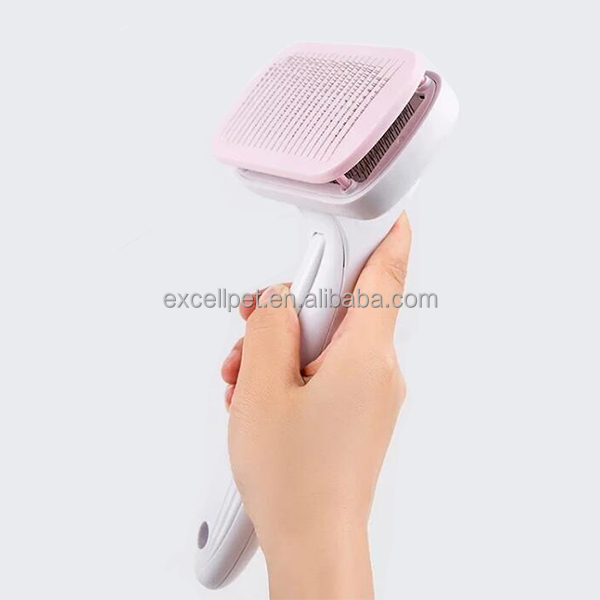 Pet Hair Remove Brush with Self-cleaning Function