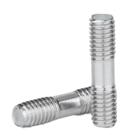Double End Studs-Product Grade B Threaded Rod Fastener Factory Direct Sale 304 Stainless Steel