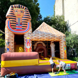 Castillo inflable comercial con forma de faraón para niños, combo de brincolín inflable para fiestas al aire libre. - Product Image 1