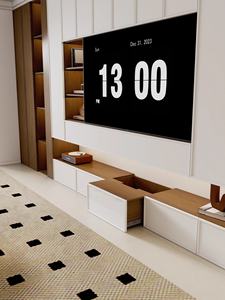 Mobile <span class=keywords><strong>TV</strong></span> Moderno ed Ecologico, Personalizzabile, con <span class=keywords><strong>Pannello</strong></span> <span class=keywords><strong>Porta</strong></span> Verniciato Ecologico per Hotel e Appartamenti - Product Image 6