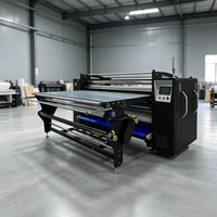 Presse à chaleur rotative multifonctionnelle à tambour continu pour transfert thermique sur textiles