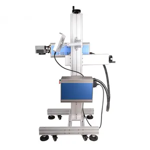 Doya 30W CO2 Máquina de Marcação a Laser Voadora 30W CO2 Marcadora a Laser Voadora para Linha de Produção Marcação Data Número