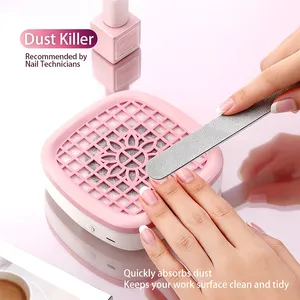 Nouvel aspirateur à poussière pour ongles USB mini, ventilateur à ongles, aspirateur puissant avec coussin d'accoudoir, équipé de 100 filtres en papier - Product Image 3