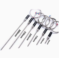 Thermocouple WRNK-191 en acier inoxydable E-TYPE de type K Capteur de température à résistance thermique PT100/E/J Sonde haute température