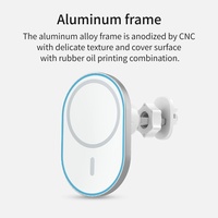 Chargeur sans fil magnétique 15W 10W pour bureau et voiture, compatible avec les séries 12/13/14, Type-C 5V/2A 9V/2A 12V/1.5A PD QC3.0 OTP/OVP