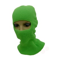 Masque de ski en tricot acrylique RTS, faible MOQ, balaclava, bonnet à un trou pour hommes et femmes, vente en gros, casquette de haute qualité, usine bon marché