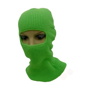 Masque de <span class=keywords><strong>ski</strong></span> en tricot acrylique RTS, faible MOQ, balaclava, bonnet à un trou pour hommes et femmes, vente en gros, casquette de haute qualité, usine bon marché - Product Image 4