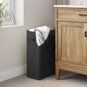 KUYUE Slim <strong>Laundry</strong> Hamper <strong>Thin</strong> <strong>Laundry</strong> <strong>Basket</strong> with Handle Foldable Dirty Clothes <strong>Basket</strong> Durable <strong>Laundry</strong> Storage Organizer - Product Image 6