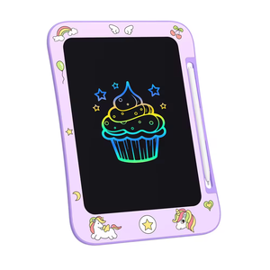 <span class=keywords><strong>Tablette</strong></span> d'écriture LCD <span class=keywords><strong>de</strong></span> 8,5 pouces pour enfants, planche à <span class=keywords><strong>dessin</strong></span> à motifs personnalisés en 4 couleurs, jouet éducatif, cadeau - Product Image 1