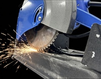 Scie à découper à froid en métal modèle 255, machine spéciale pour le roulage de fils, 3000W, lame de 255mm, portable, pour la découpe de tuyaux en acier et de profilés en fer, avec engrenage de découpe central