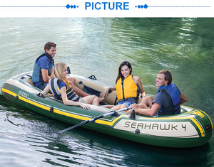 INTEX-barco inflable <span class=keywords><strong>SEAHAWK</strong></span> 4, serie deportiva, juego de bote inflable con remos y bomba, Kayak, rescate, pesca, 68351 - Product Image 6