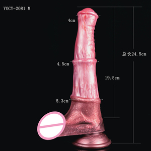 YOCY – gode <span class=keywords><strong>cheval</strong></span> réaliste éjaculant, jouet adulte pour homme, coq avec ventouse, Silicone, Animal fantaisie, pénis, Sex Shop - Product Image 6