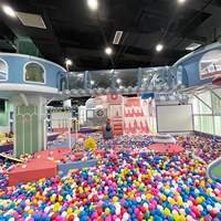 Aire de jeux intérieure pour enfants : toboggan musical, zone de jeu de rôle, piscine à balles, aire de jeux pour centre commercial – Inspirez la créativité