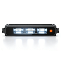 GNSOURCE - Profil en aluminium - DC10V-30V - IP67 - Étanche - Lumière de travail LED extérieure tout-terrain - Ambre blanc - Double couleur - Pour toit de voiture 4x4