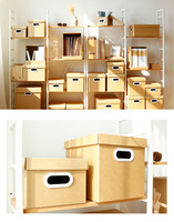Boîtes d'Archivage en Carton Personnalisées en Gros 400*300*300 Boîte de Classement de Fichiers de Bureau Boîte d'Archivage de Documents pour Bureau