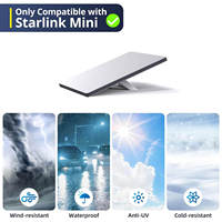 Câble d'extension d'alimentation Starlink Mini 3-en-1 18AWG Type-C avec gaine en PVC, charge rapide 5A, connecteur DC en cuivre pur pour voiture, personnalisable