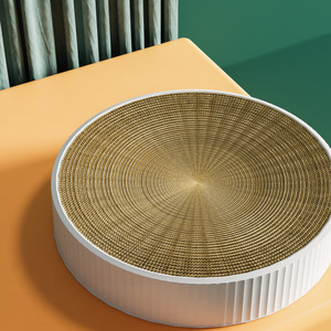 Custom-made round <b>cat</b> paw pads, corrugated cardboard <b>cat</b> beds, scratching discs, and non-shedding scratching toys for sleeping - Product Image 1