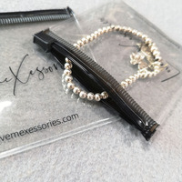 Pochette en plastique à fermeture éclair personnalisée avec logo imprimé, petit sac givré en PVC pour emballage de boucles d'oreilles, colliers et bijoux