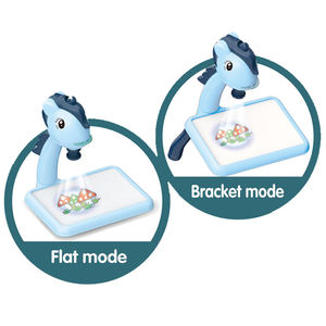 子供向けおもしろポニー投影ペイントテーブル早期教育投影描画ボードお絵かきボードおもちゃ - Product Image 3