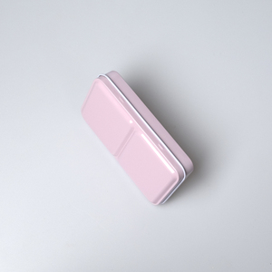 Boîte à palettes de peinture métallique rose <span class=keywords><strong>pastel</strong></span> avec fente pour 12 demi-palettes, pour <span class=keywords><strong>aquarelle</strong></span>/huile/acrylique, 12x7x2cm - Product Image 3